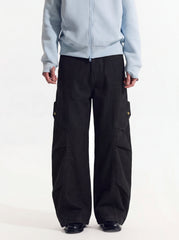 FoxDrop - Unisex Wide-Leg Paratrooper Pants