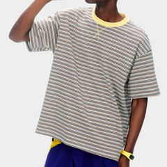 Deertrail - Unisex Heavyweight Contrast Stripe Oversized T-Shirt