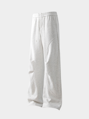FoxField - Unisex Vintage Creased Straight-Leg Cotton Trousers