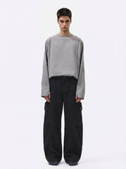FoxDrop - Unisex Wide-Leg Paratrooper Pants