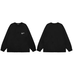 American ERD melancholy rich second-generation trendy brand cleanfit hem rolled edge long sleeved Vibe high street T-shirt couple style (9)