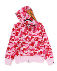 Cross border trendy brand BAPE monkey shark head full zipper cardigan jacket Y2K sweet cool style camouflage hooded sweatshirt (4)