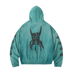 Roaring little eyes ERD24SS melancholic rich second-generation washed cracked NTR alien Tauren hoodie
