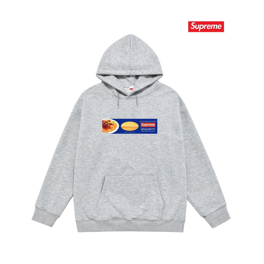 Cross border high version trendy brand Supreme letter printed hooded sweatshirt jacket, classic BOX looped hoodie for men and women (30)