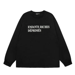American ERD melancholy rich second-generation trendy brand cleanfit hem rolled edge long sleeved Vibe high street T-shirt couple style (12)