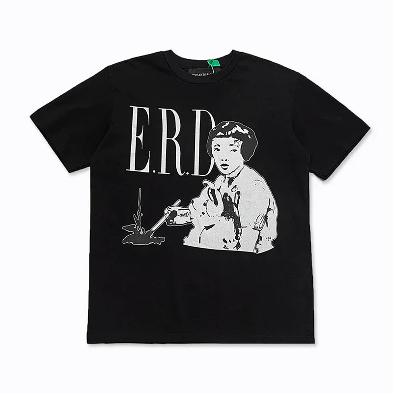 ERD melancholic rich second-generation washed old vtg short sleeved American trendy brand cleanfit heavyweight high street T-shirt for men (16)
