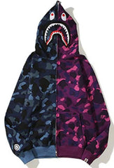 Foreign Trade Cross border Europe and America 2023 Hot Selling BAPE Shark Head Ape Head Hoodie 3D Hoodie Full Cap Zipper Hoodie (44)