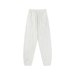 Denim Tears Cotton Wreath Graphic Sweatpants - White / Stealth Edition