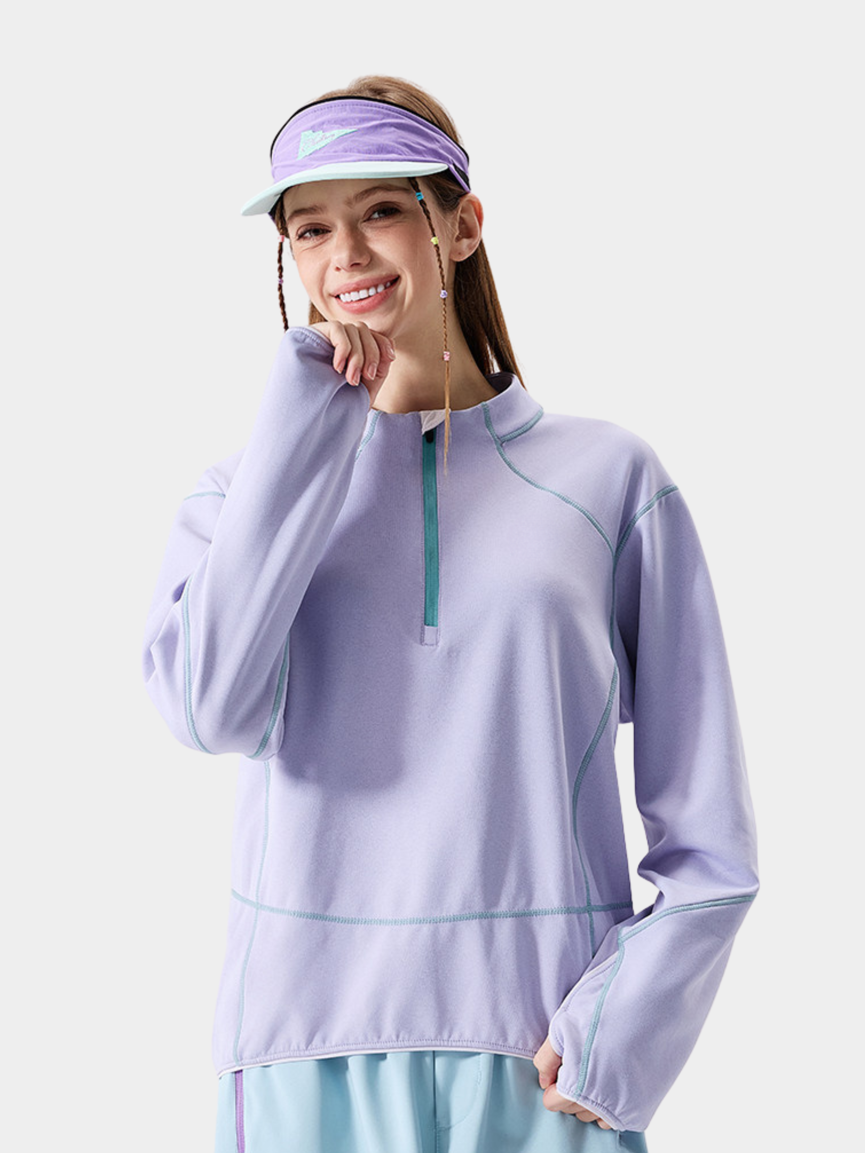 GorgePeak - Antistatic Moisture-Wicking Contrast Long Sleeve