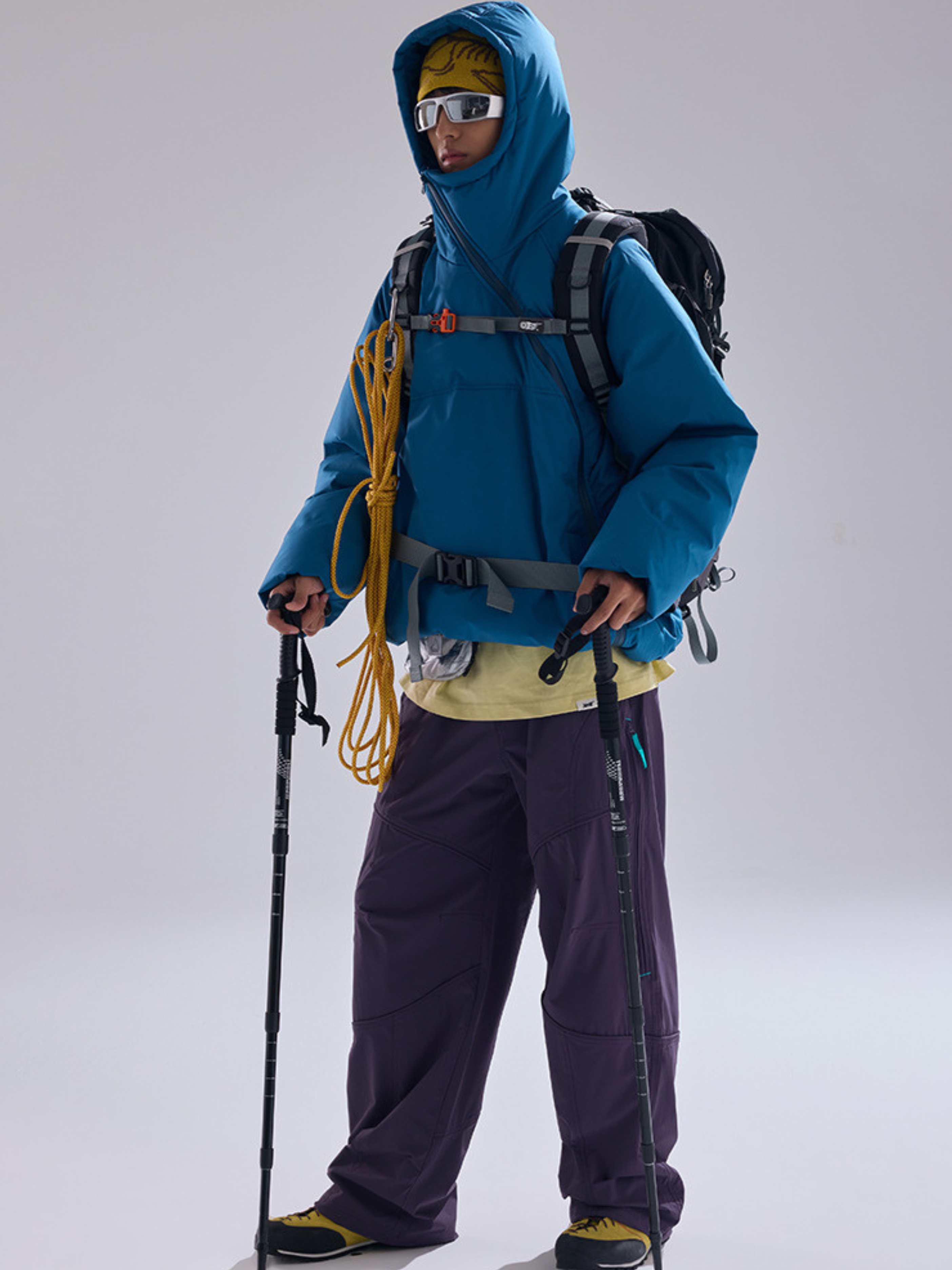 BluffGo - Unisex Asymmetric Zipper Water-repellent Insulated Jacket