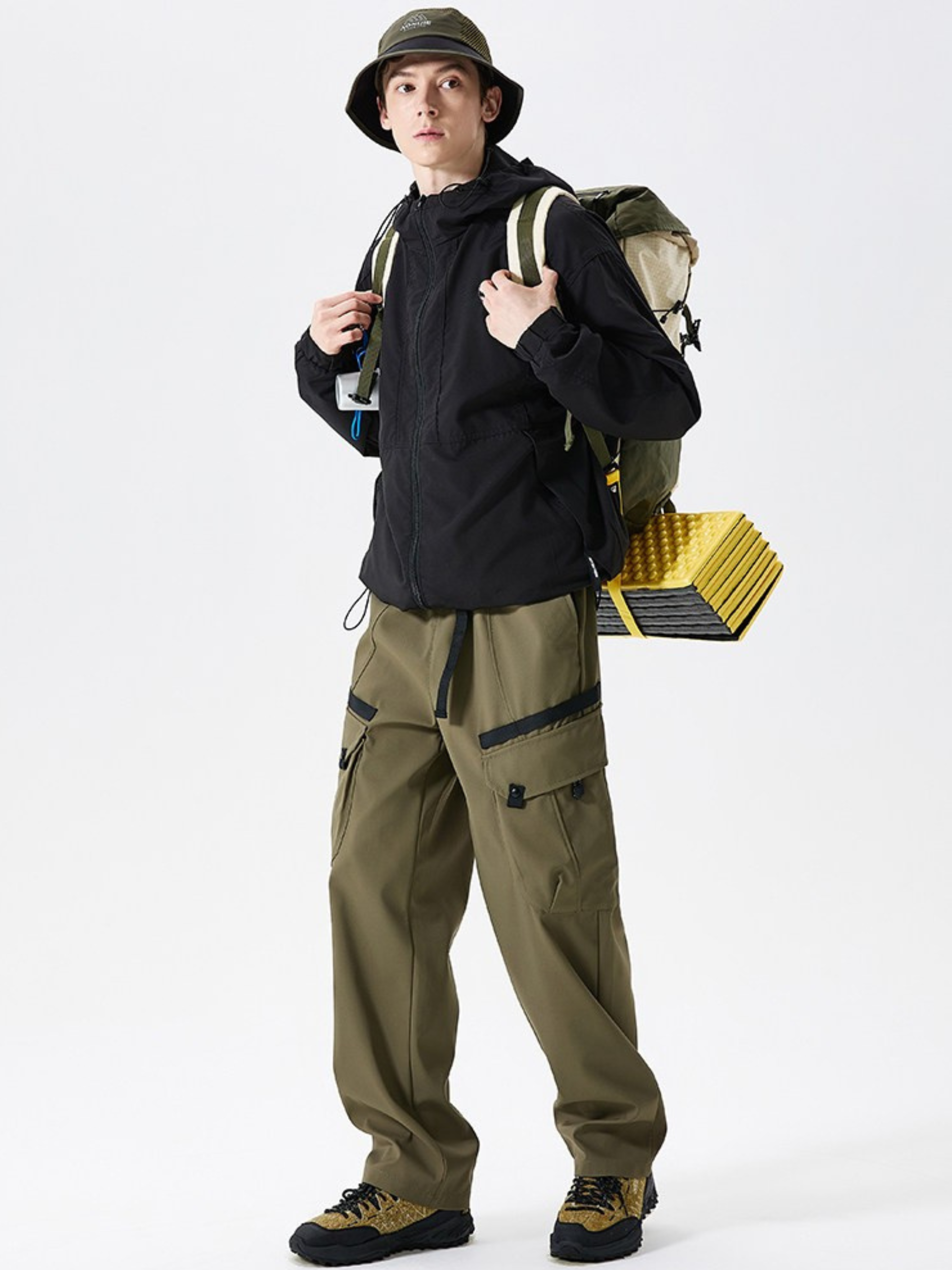 Frontier - Men's Water-Repellent Detachable Down-Liner Ski Hardshell Pants