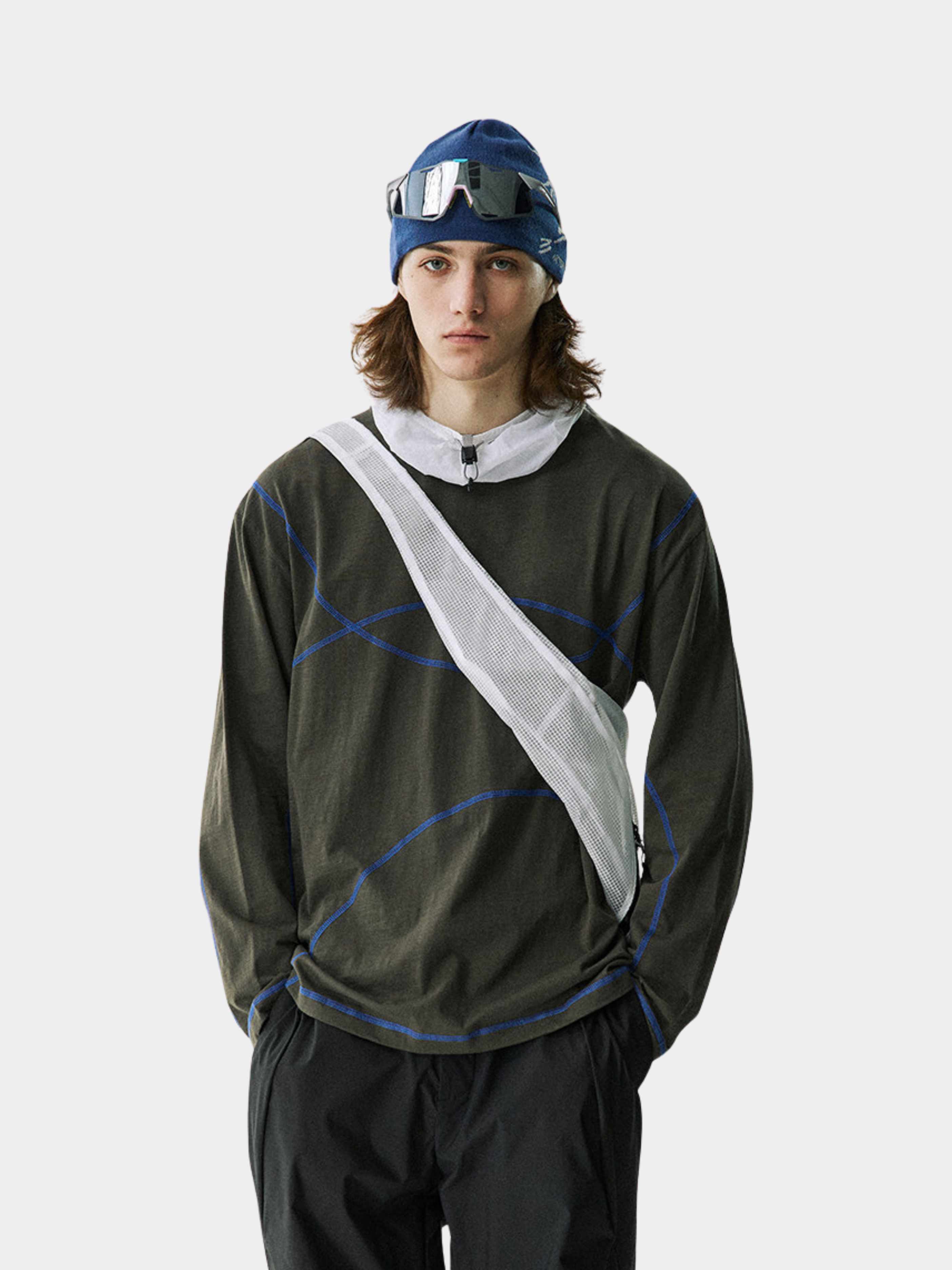 Glacialwind - Slub Cotton Breathable Running Long Sleeve
