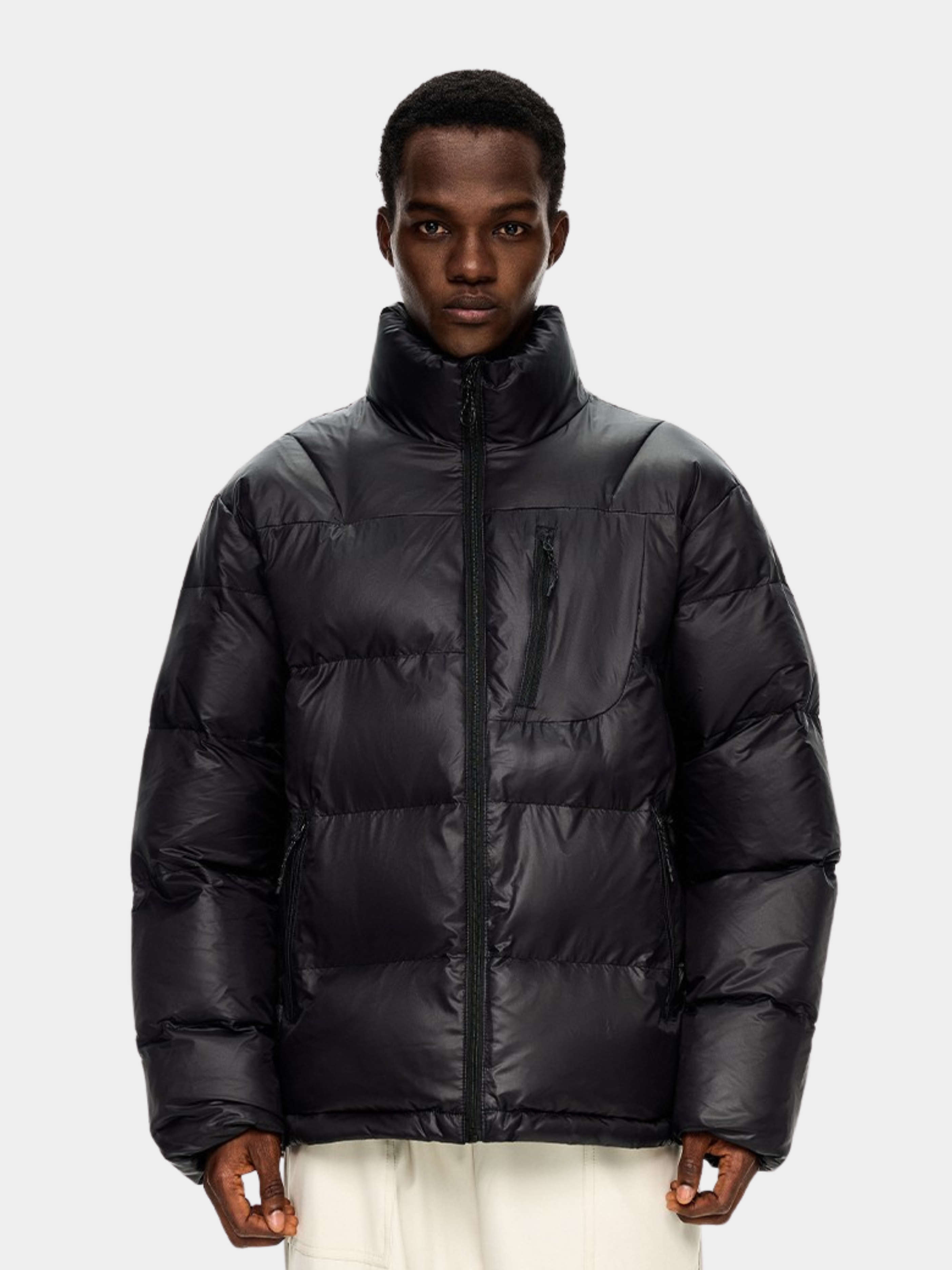 Embergrip - Men's Thermal Matte Stand-Collar Insulated Jacket