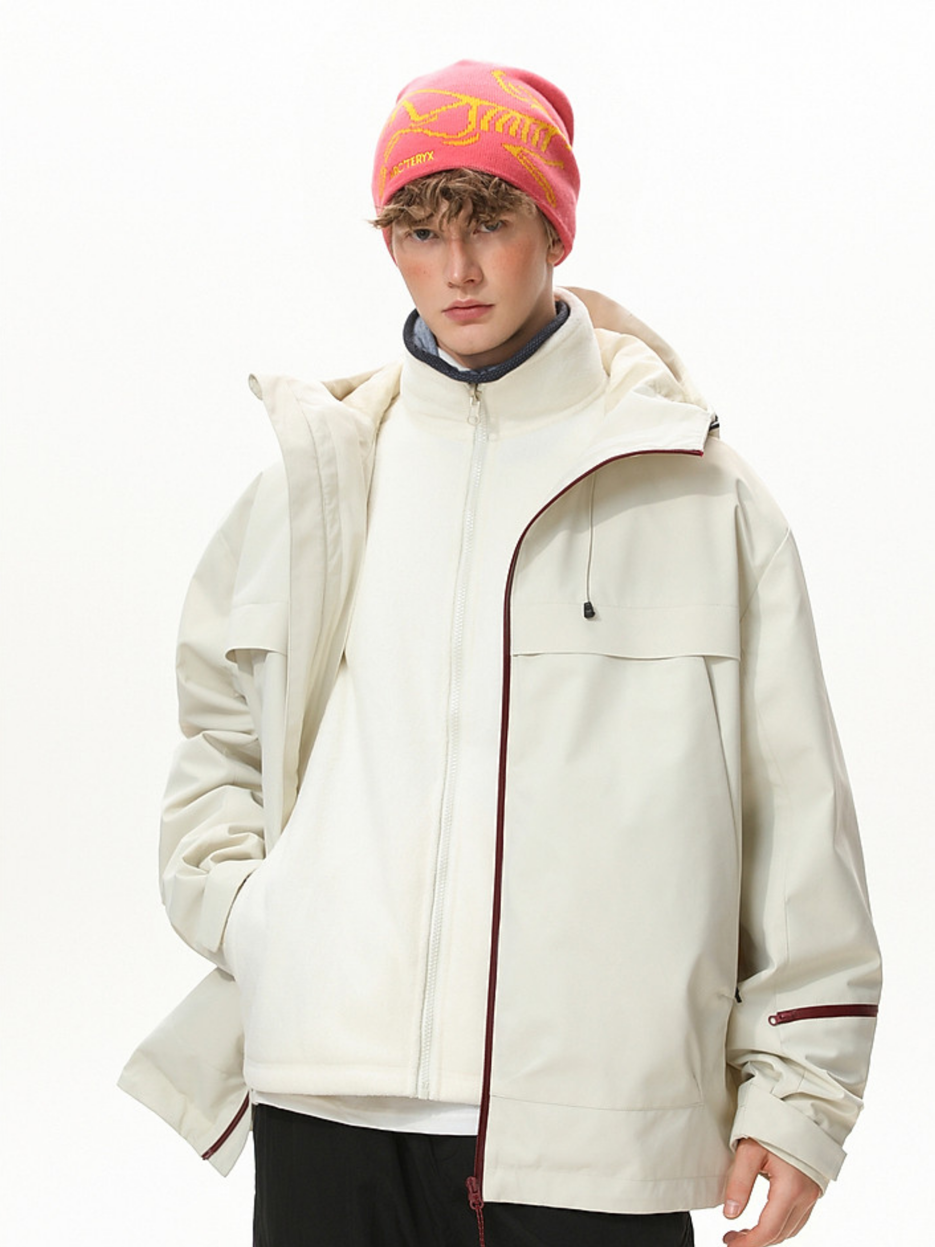 Cascade - Unisex Dopamine 3-in-1 Water-Repellent Hard Shell Jacket