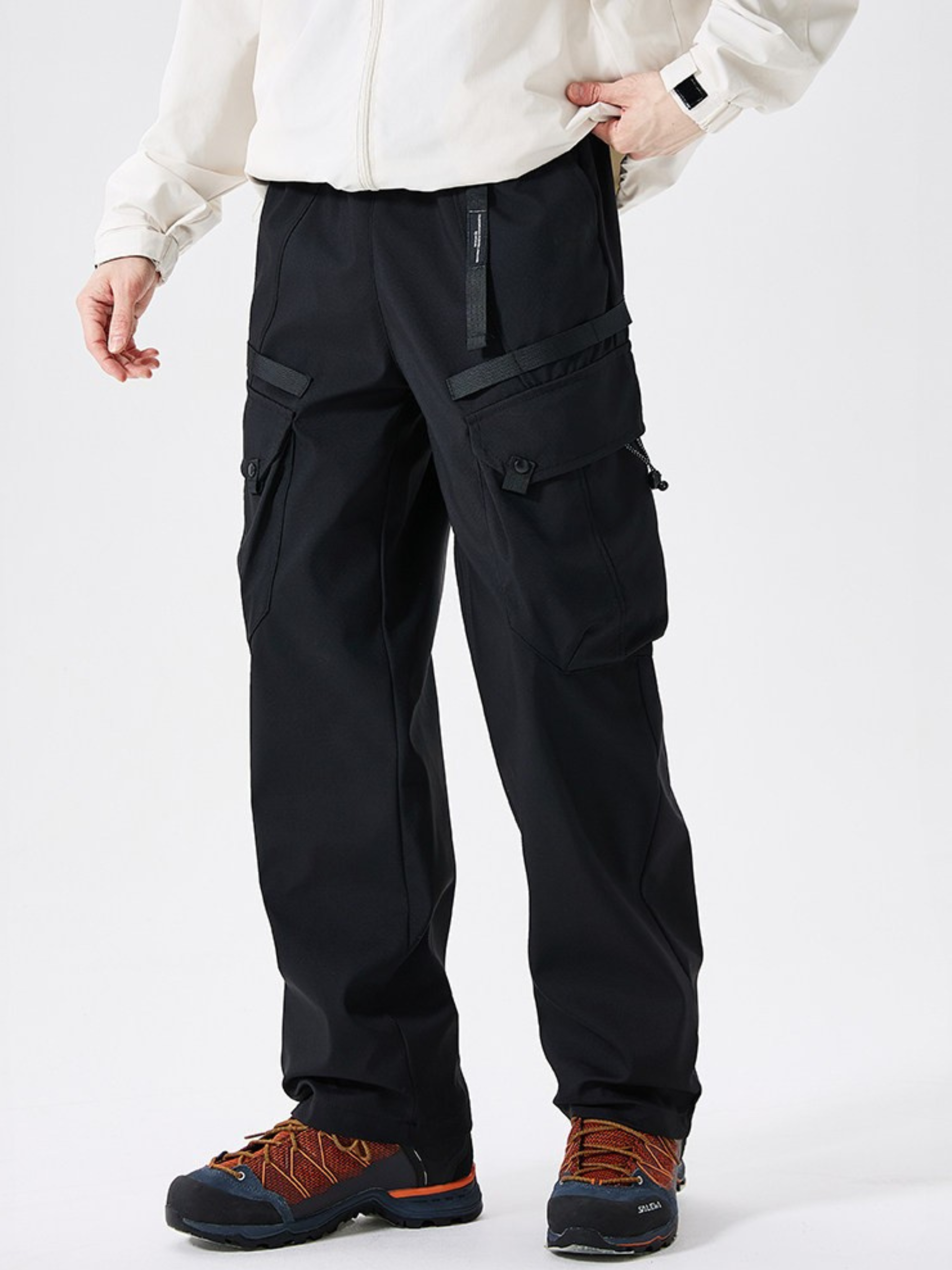 Frontier - Men's Water-Repellent Detachable Down-Liner Ski Hardshell Pants