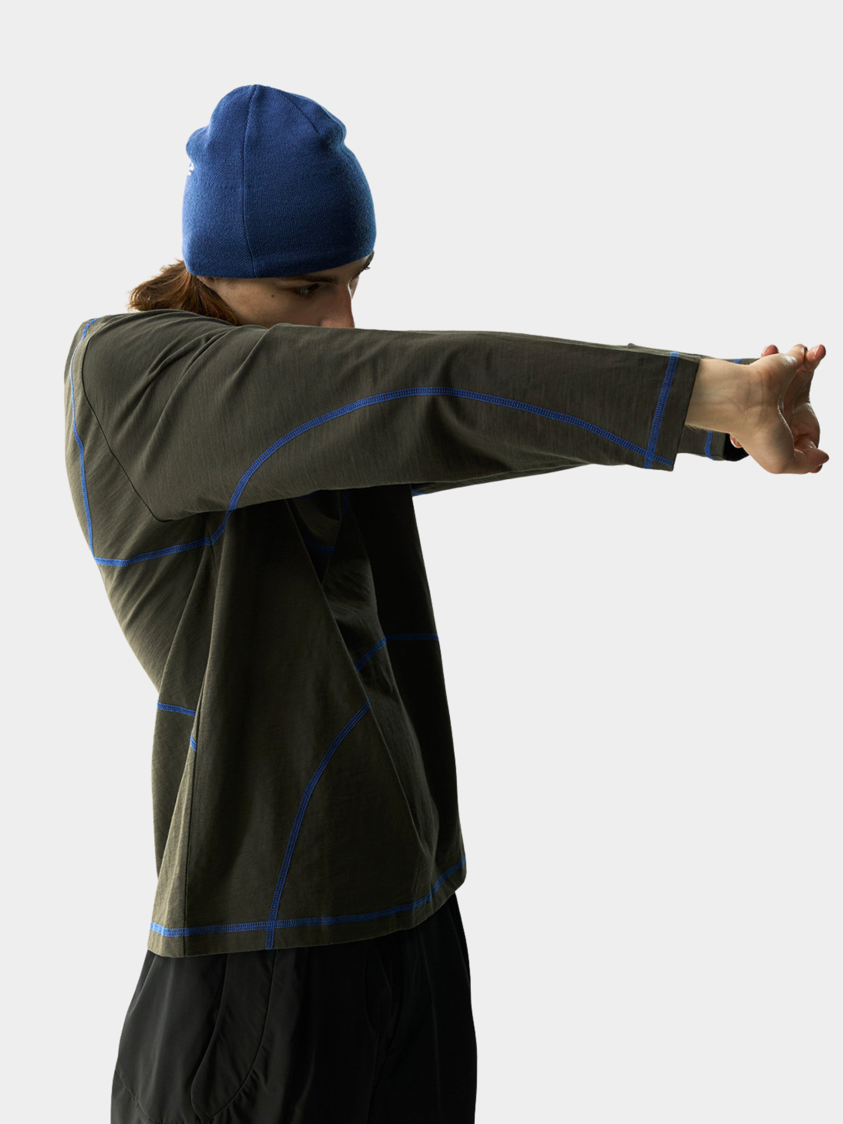 Glacialwind - Slub Cotton Breathable Running Long Sleeve