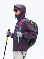 Emberpike - Color-Block Water-Repellent Adjustable Utility Jacket