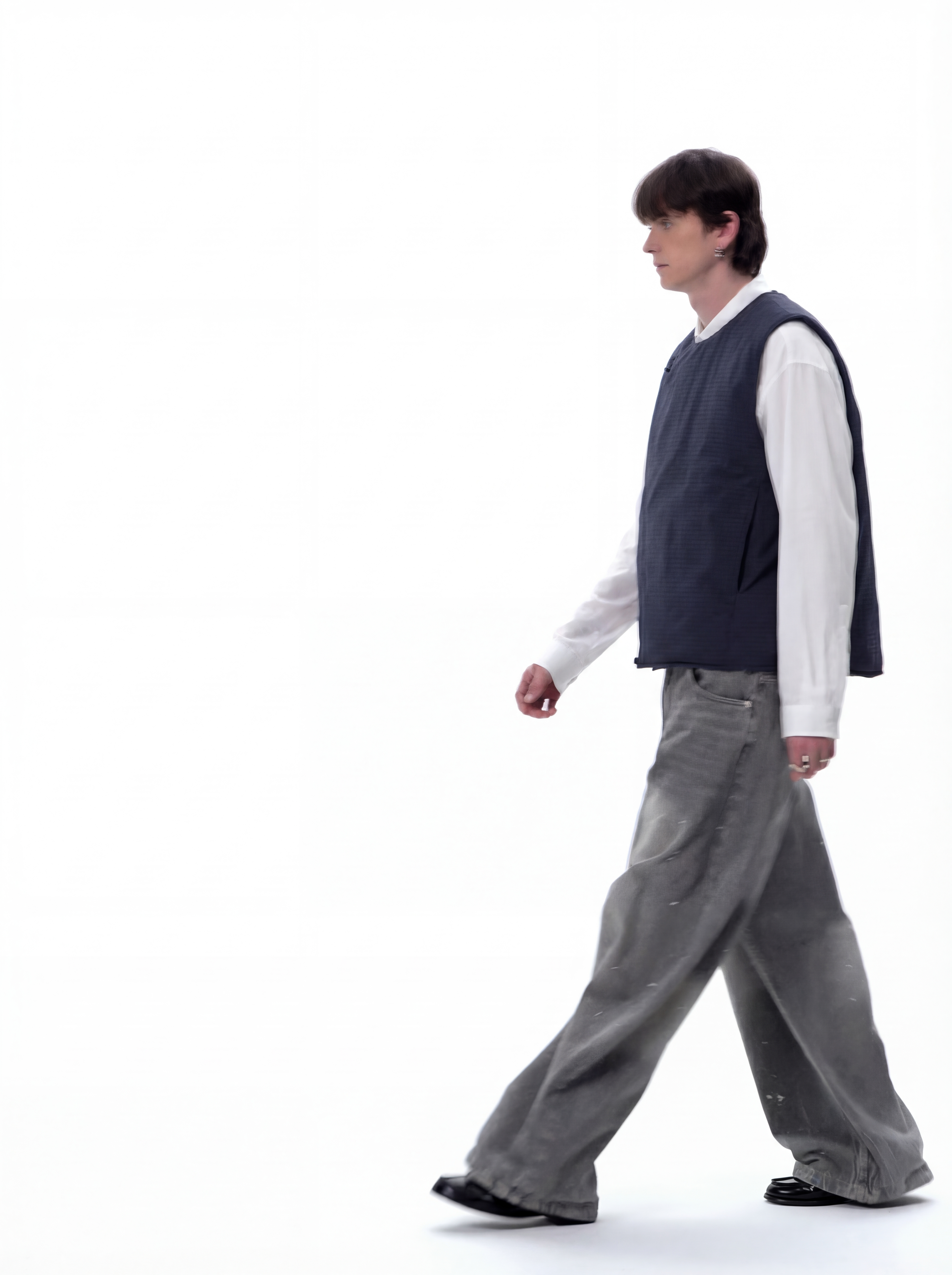 HeatBox - Men's 90% White Duck Down Water-Resistant Asymmetric Vest