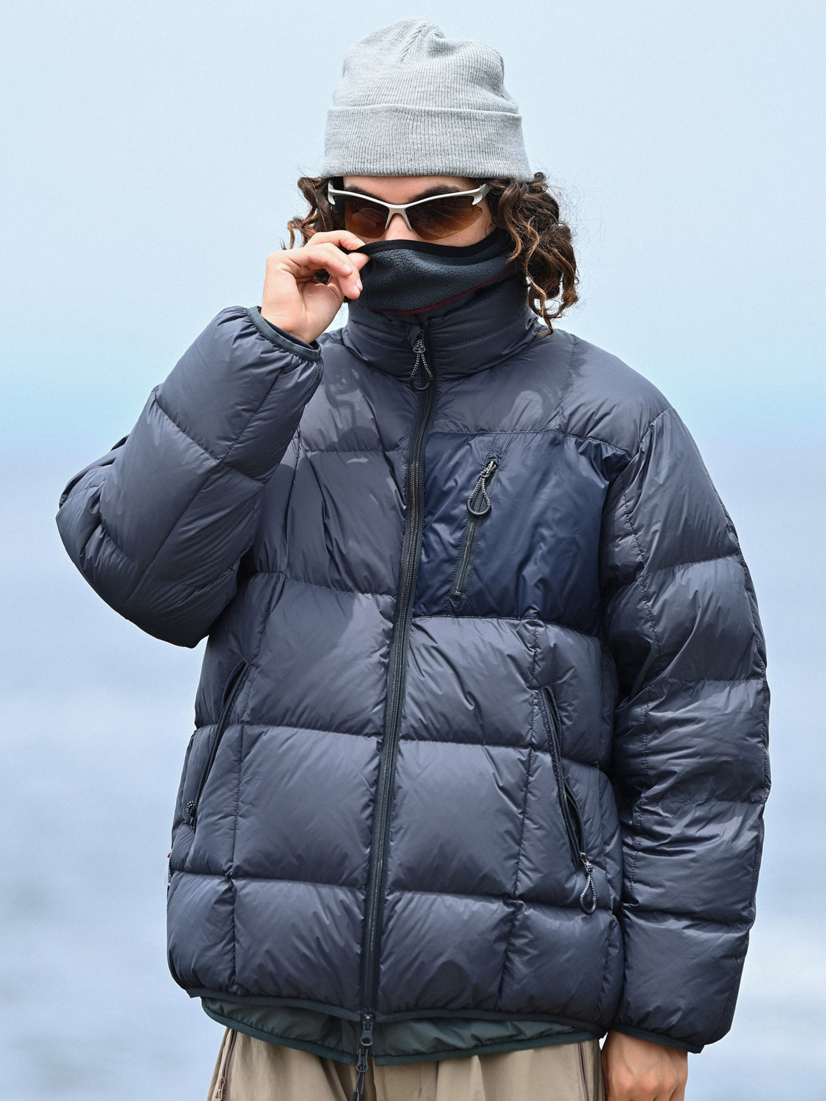 Wildthorn - Unisex 800FP 90% White Duck Down Tri-Proof Colorblock Jacket
