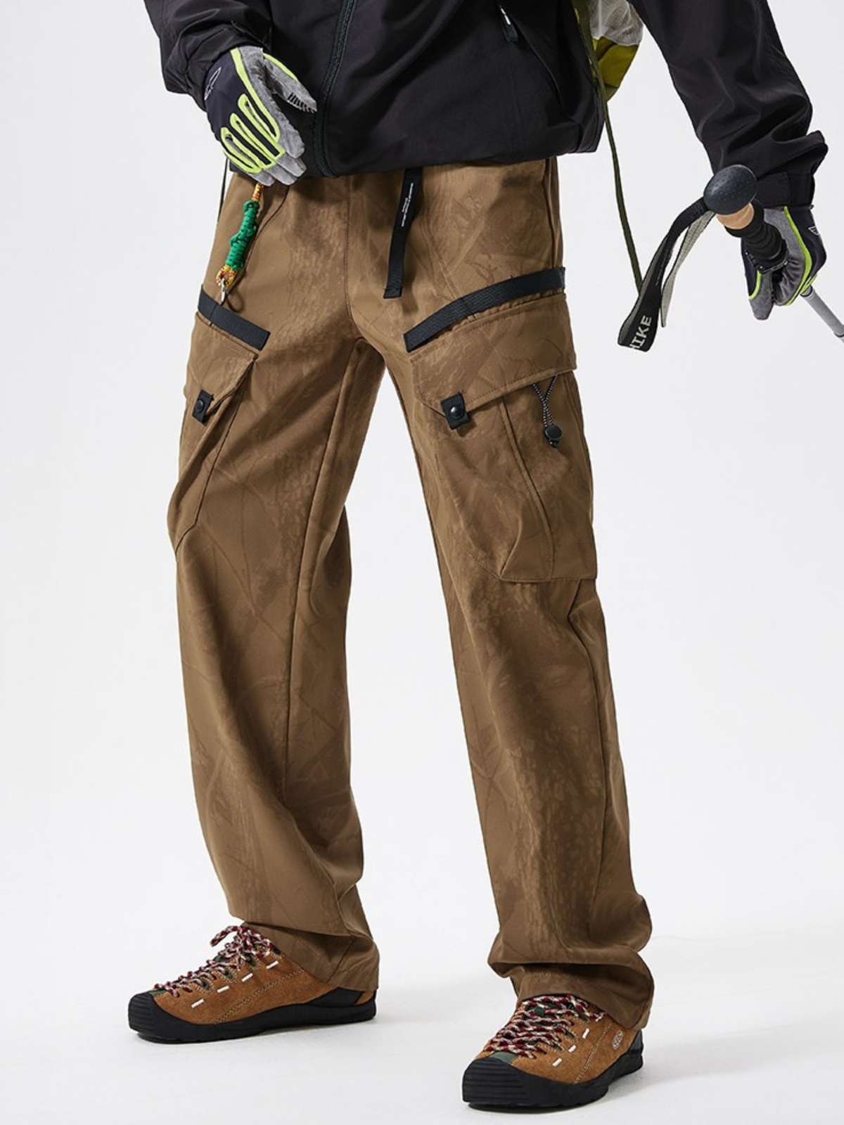 Frontier - Men's Water-Repellent Detachable Down-Liner Ski Hardshell Pants
