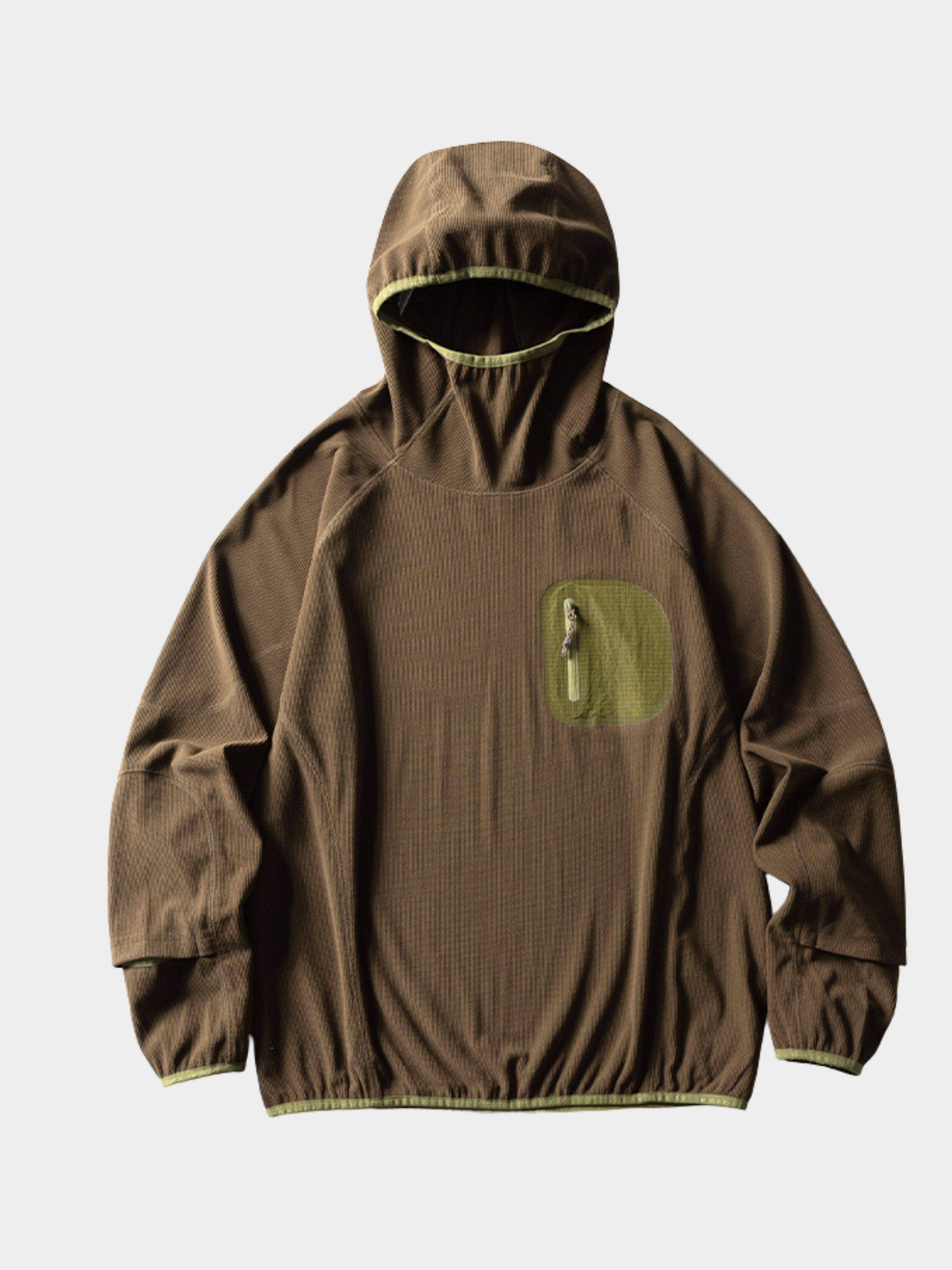 Crag - Moisture-Wicking High Neck Hoodie Base Layer