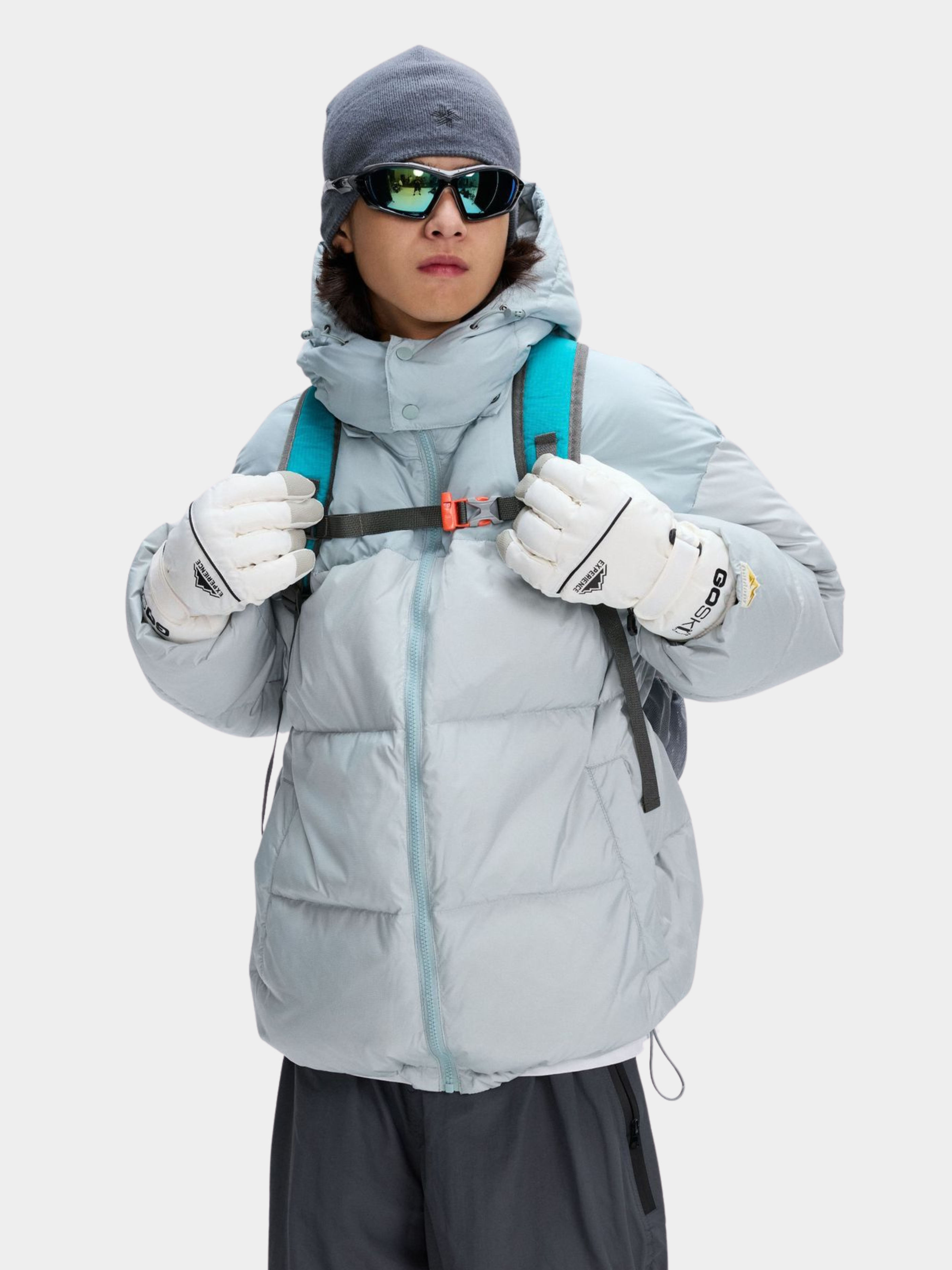 BluffPeak - Detachable Hood Water-Repellent Duck Down Jacket