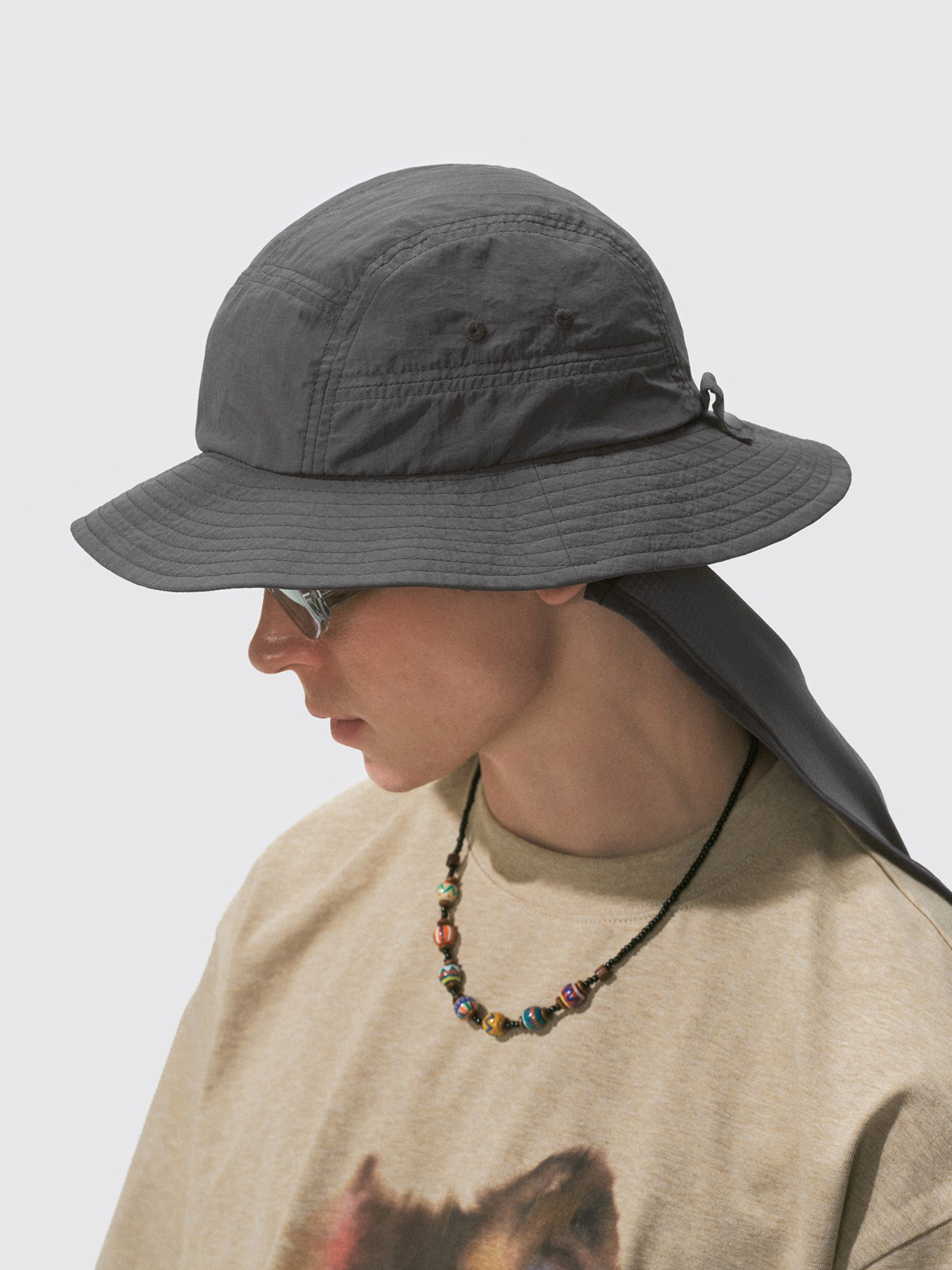 Driftclaw - UV Protection Detachable Neck Sun Flap Outdoor Bucket Hat