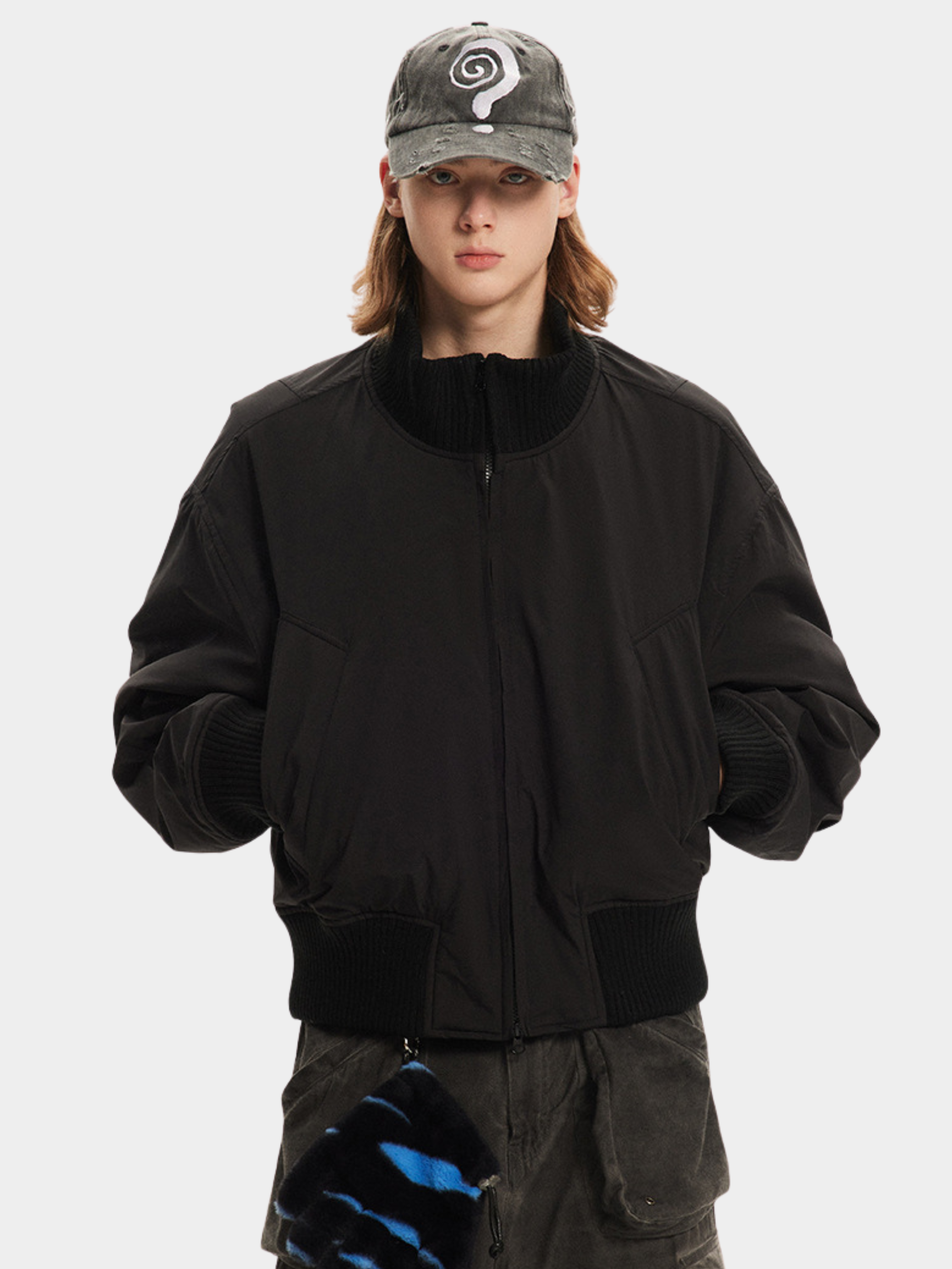 BluffMark - Men's High-Neck Oversized Padded Jacket