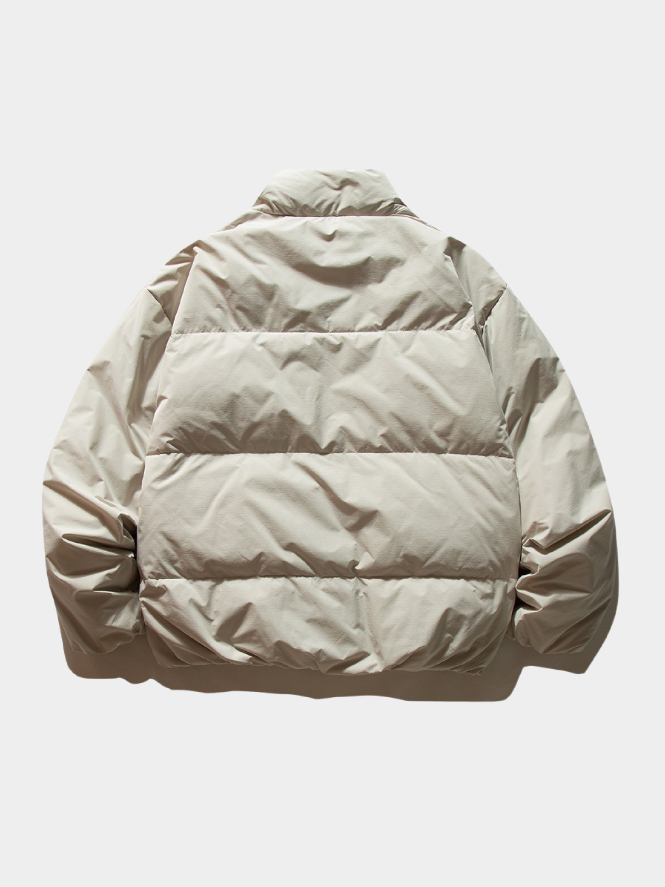 Zephyros - Unisex Stand Collar White Duck Down Jacket