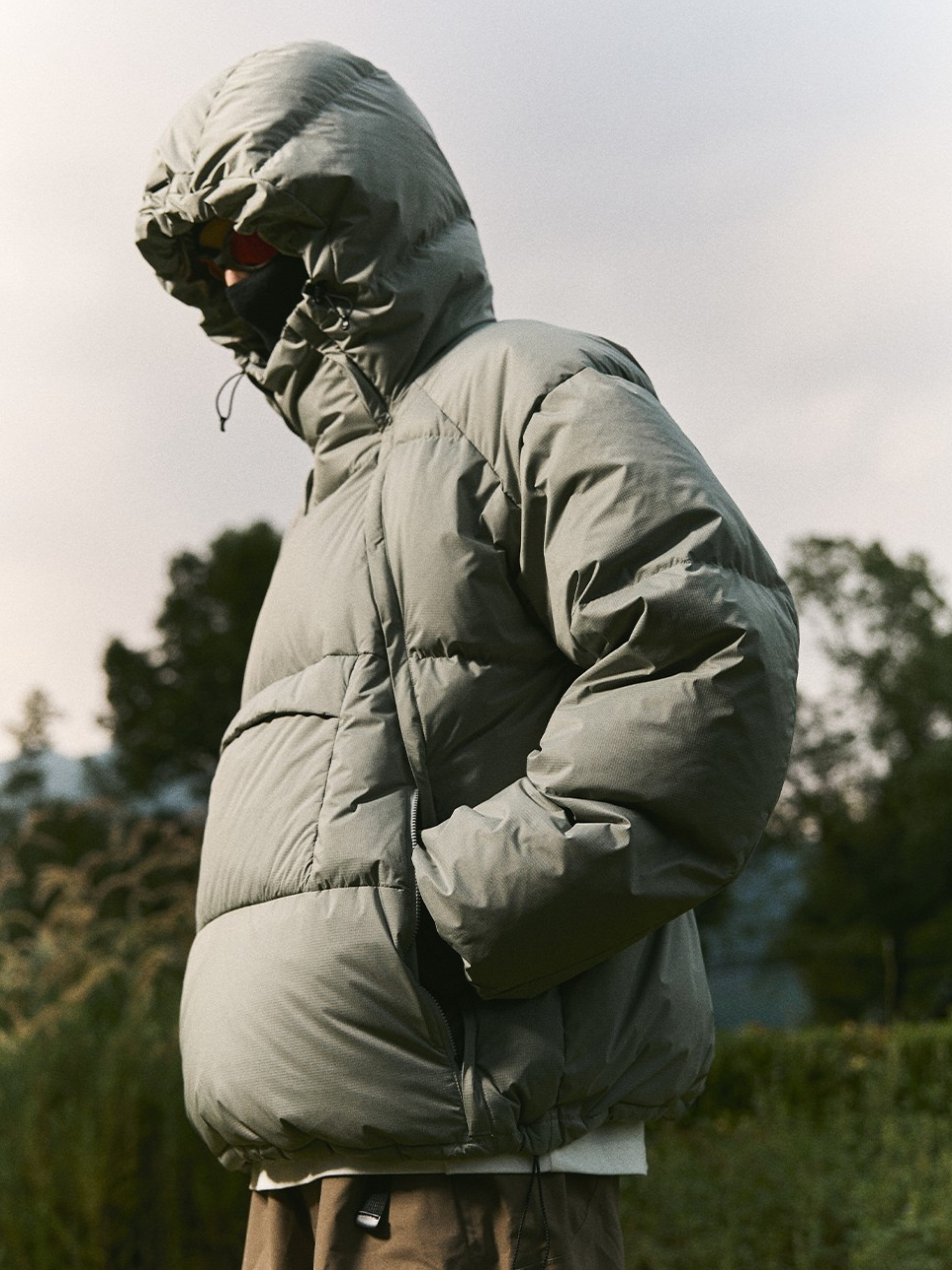 Virex - Unisex 90% White Duck Down Hooded Down Jacket