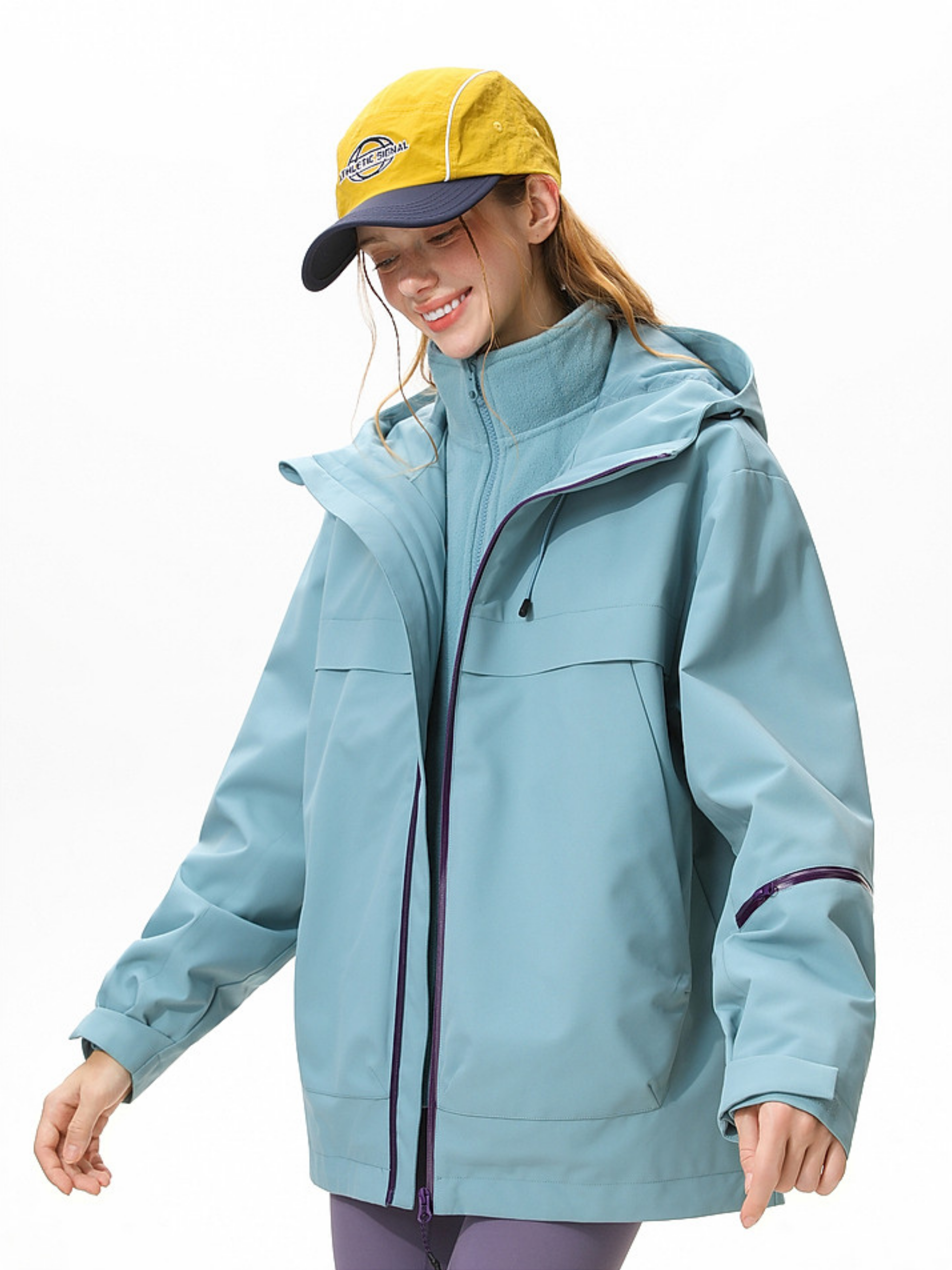 Cascade - Unisex Dopamine 3-in-1 Water-Repellent Hard Shell Jacket