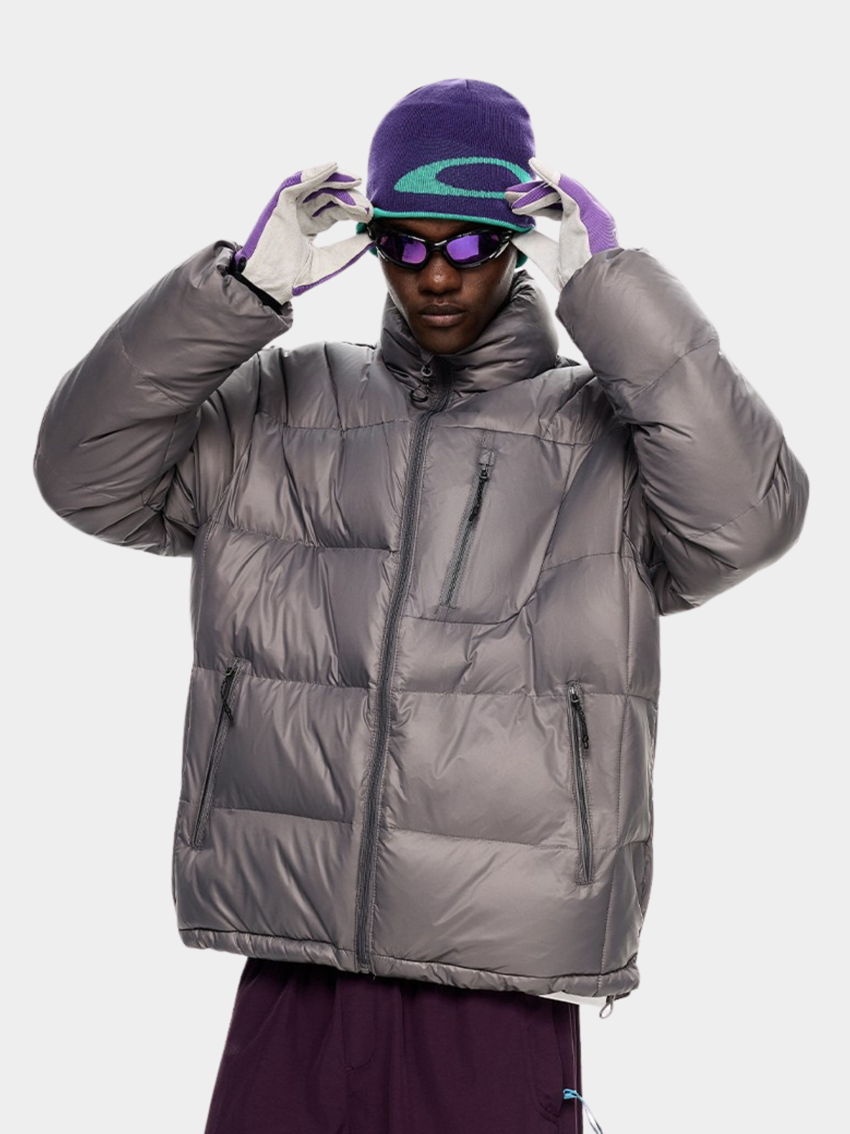 Embergrip - Men's Thermal Matte Stand-Collar Insulated Jacket