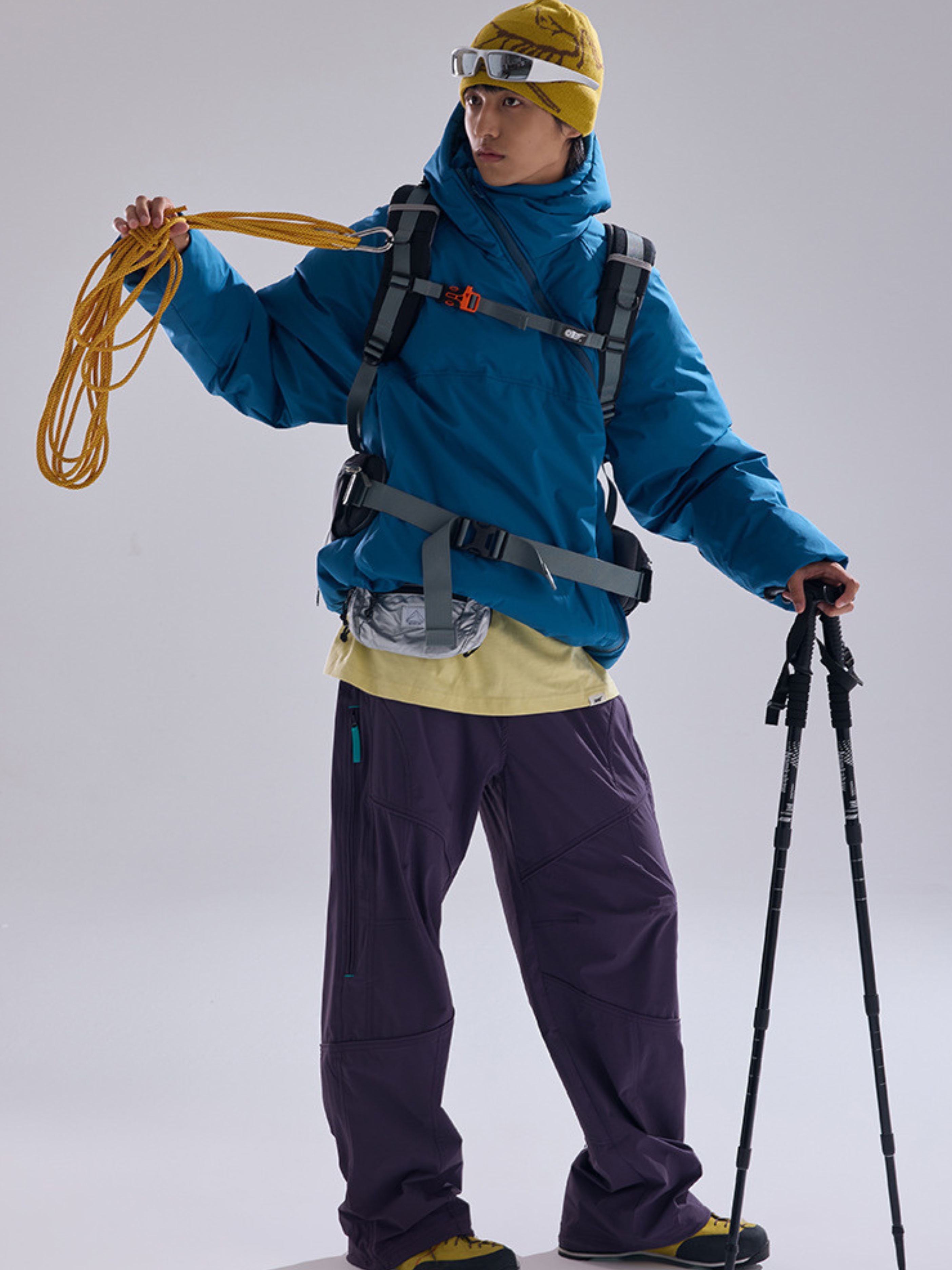 BluffGo - Unisex Asymmetric Zipper Water-repellent Insulated Jacket