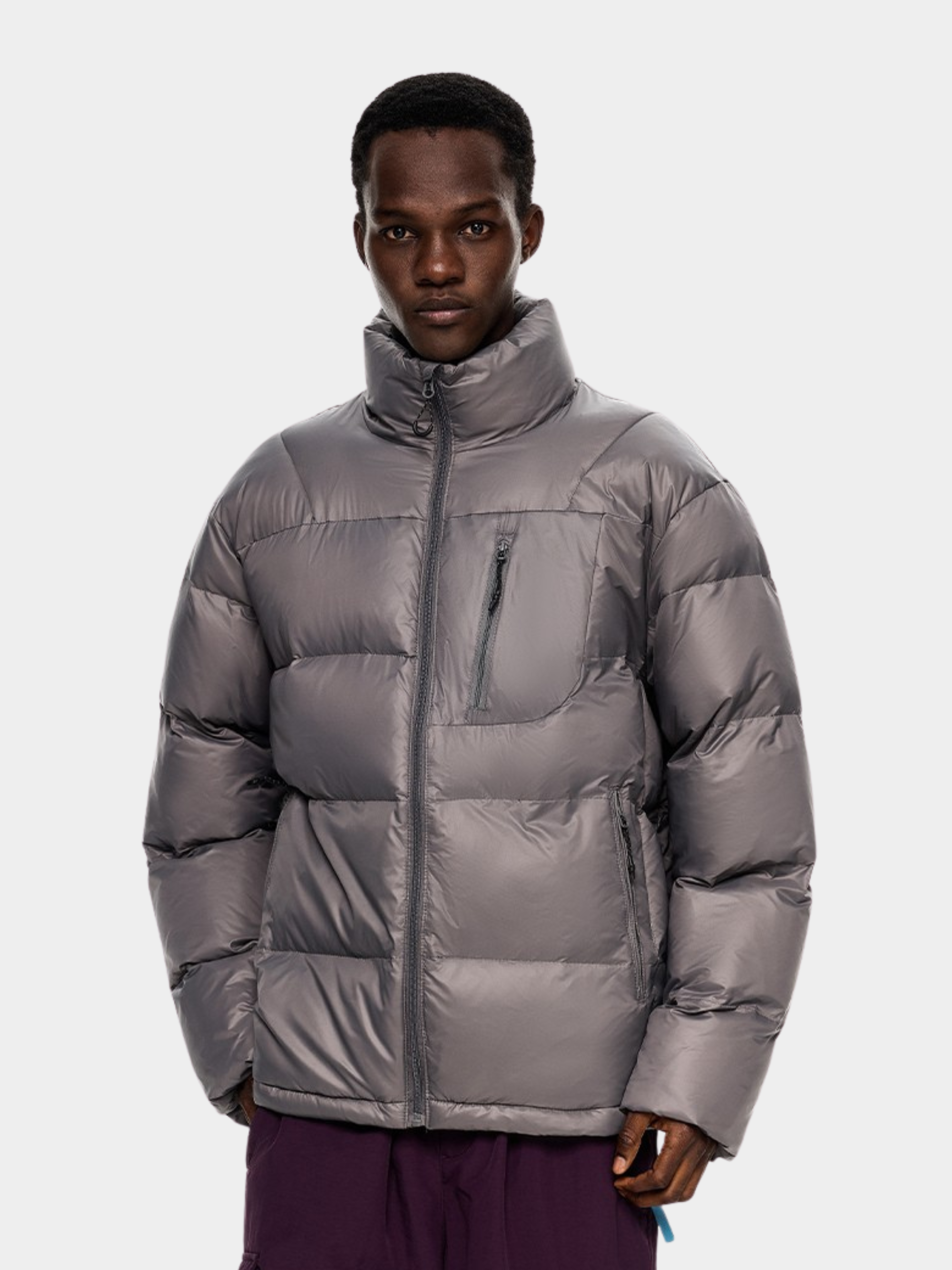 Embergrip - Men's Thermal Matte Stand-Collar Insulated Jacket