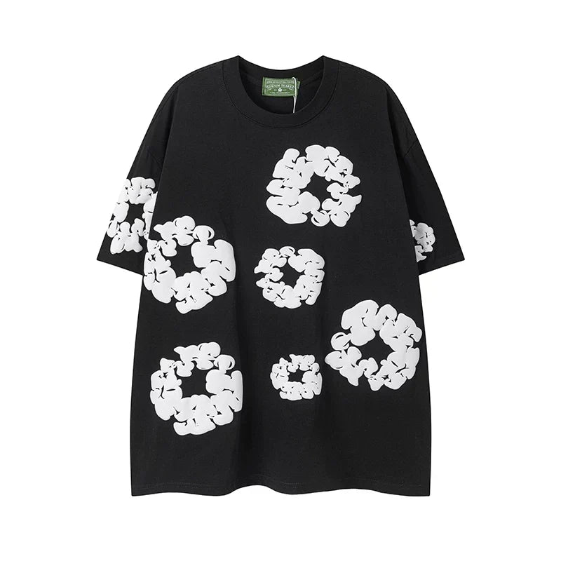 Denim Tears Cotton Wreath Graphic Tee - Black