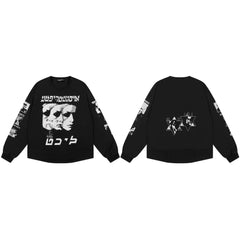 American ERD melancholy rich second-generation trendy brand cleanfit hem rolled edge long sleeved Vibe high street T-shirt couple style (13)