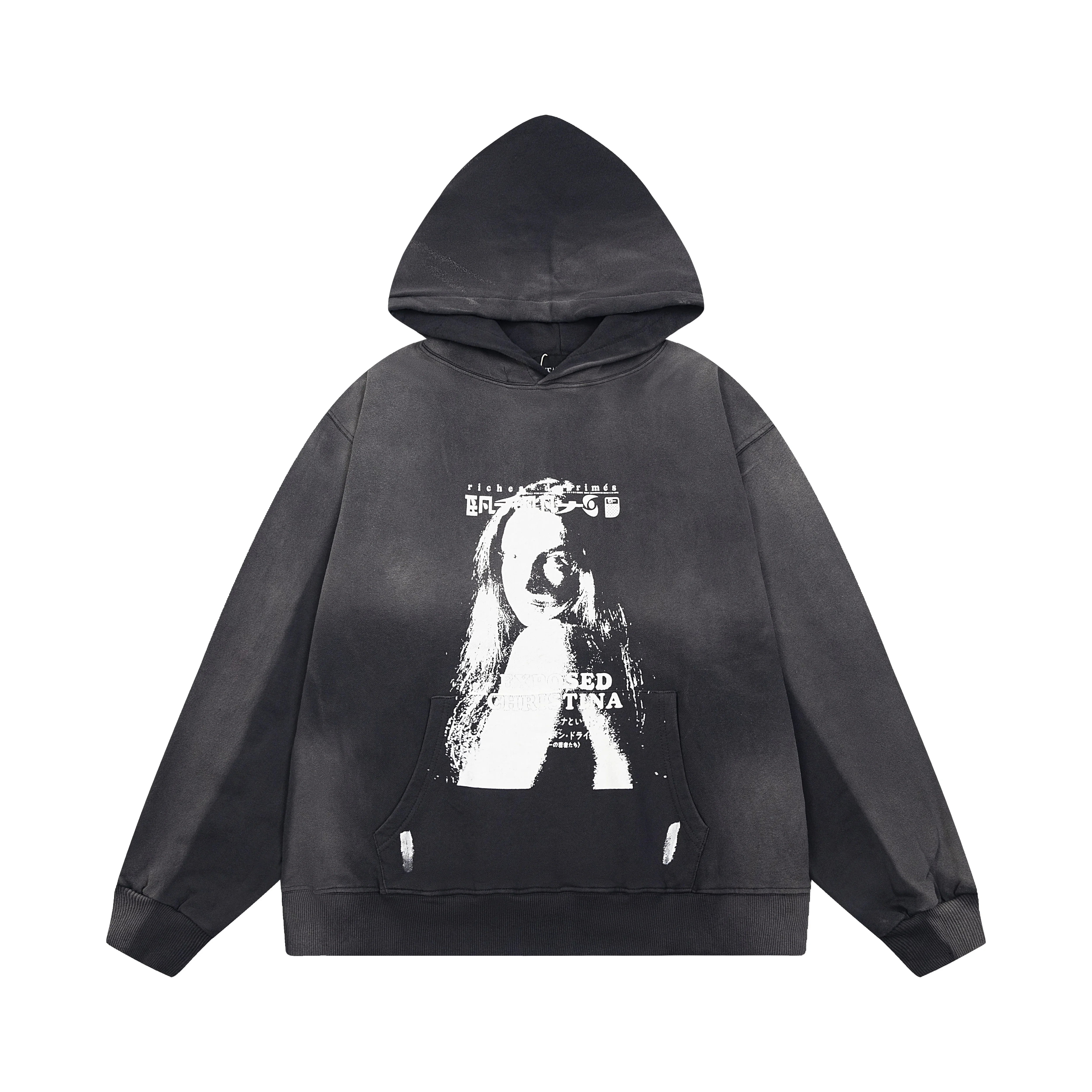 Erd hooded sweatshirt melancholic rich second-generation versatile loose hoodie trendy ins autumn/winter 2025 new European and American fashion brand (5)