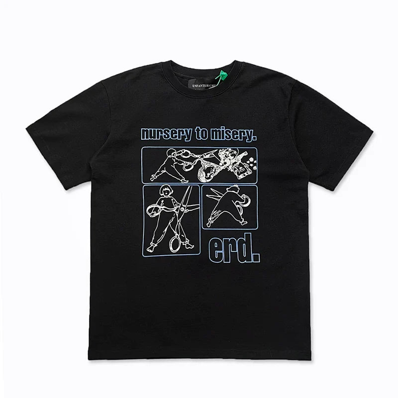 ERD melancholic rich second-generation washed old vtg short sleeved American trendy brand cleanfit heavyweight high street T-shirt for men (18)
