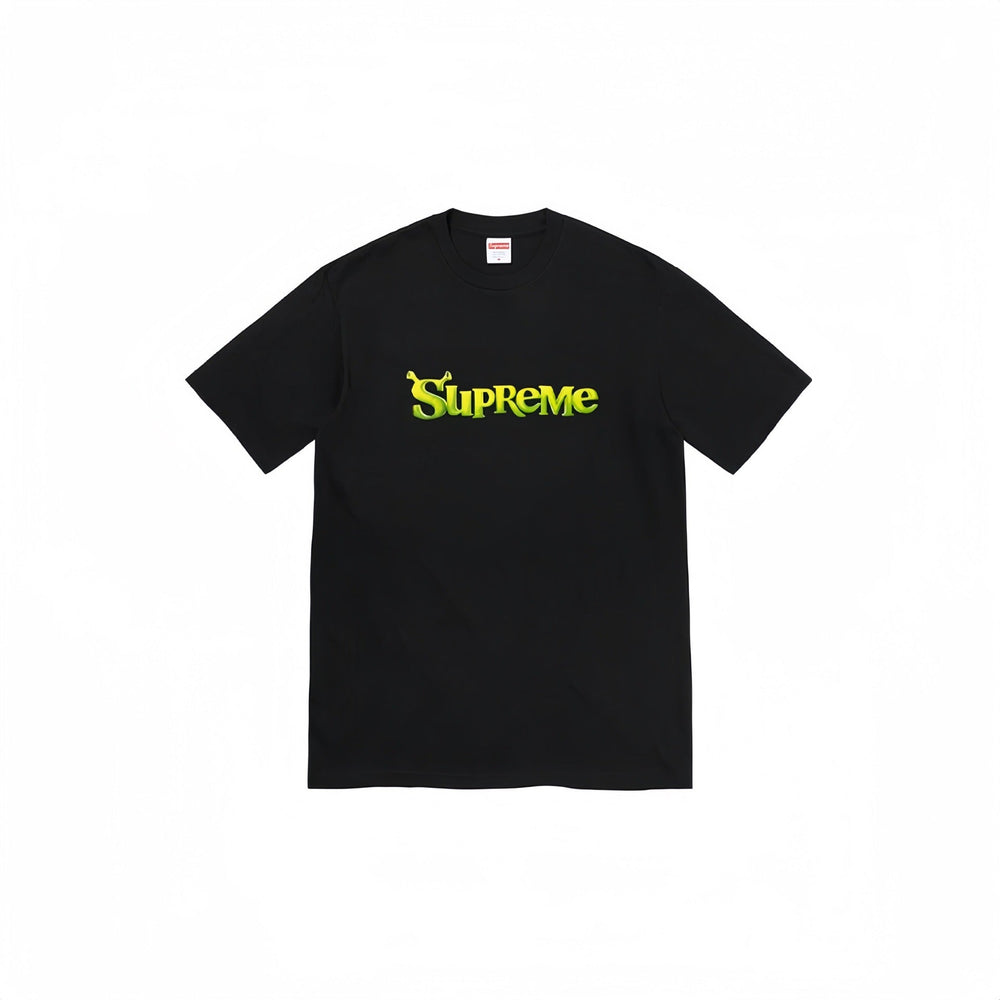 Heavy Cross border Trendy Supreme Letter Printed T-shirt BOX Round Neck Short Sleeve Men's and Women's Loose Casual T-shirt Men's and Women's (24)