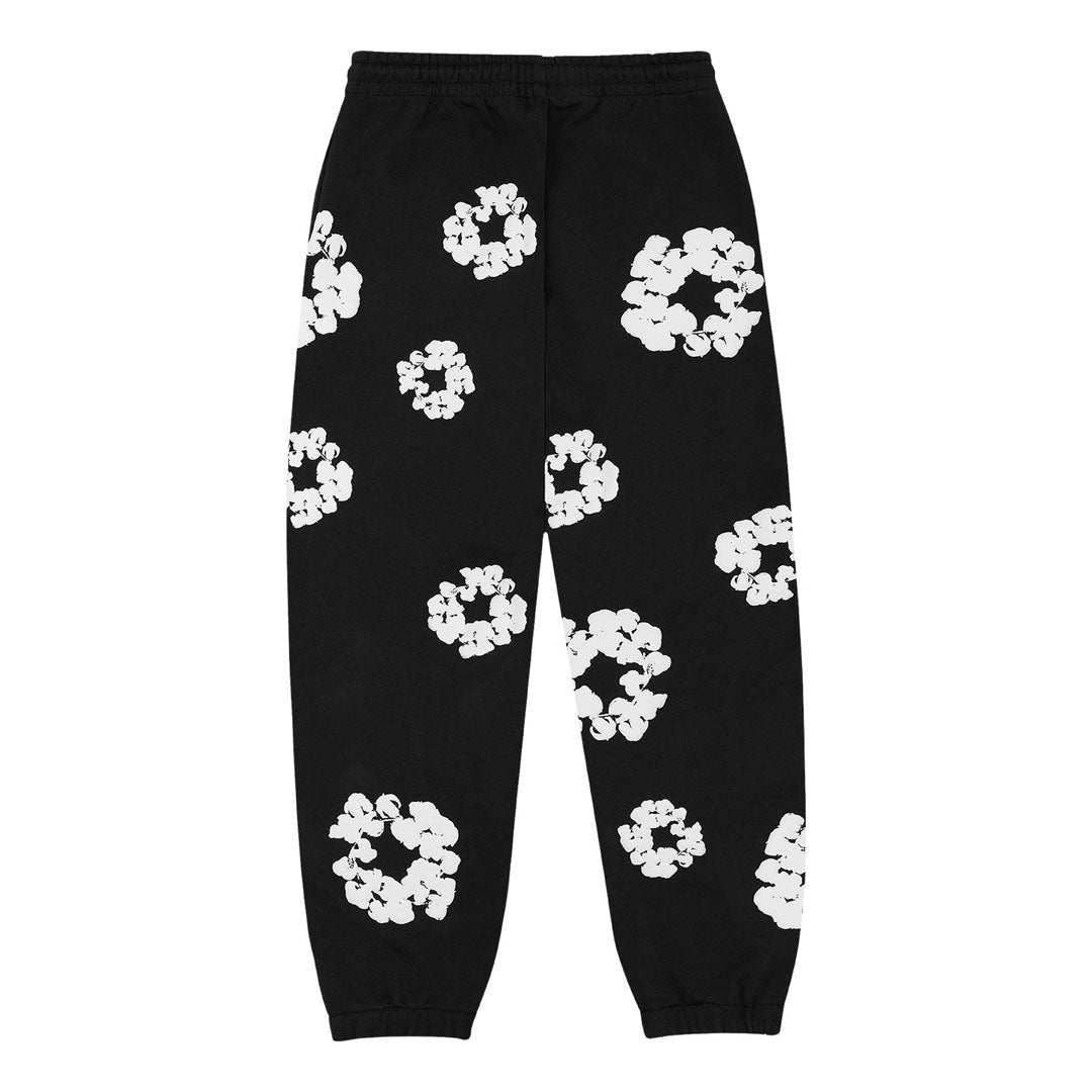 Denim Tears The Cotton Wreath Sweatpants 'Black'